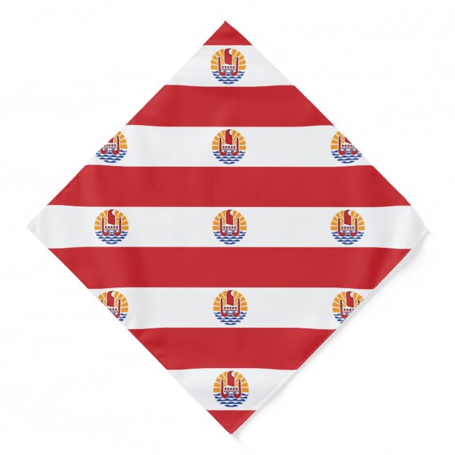 French Polynesia Flag Bandana (Front)