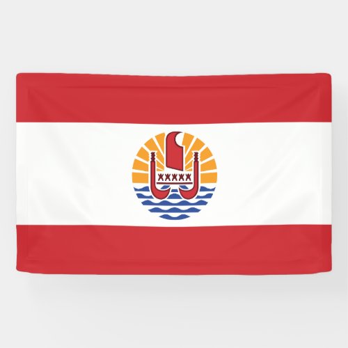 French Polynesia Flag Banner