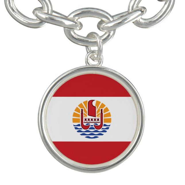 French Polynesia Flag Bracelet (Design)