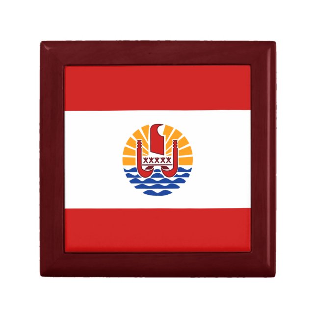 French Polynesia Flag Gift Box (Front)