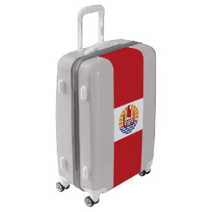 French Polynesia Flag Luggage