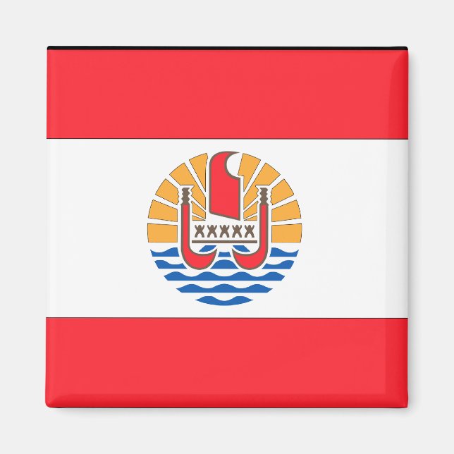 French Polynesia Flag Magnet (Front)