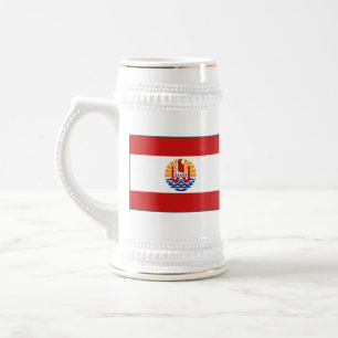 French Polynesia Flag ~ Map Mug