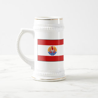French Polynesia Flag ~ Map Mug