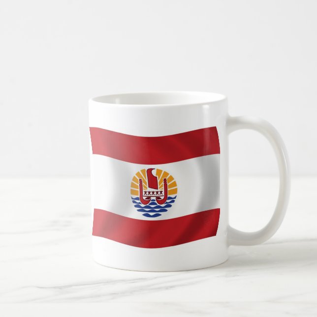 French Polynesia Flag Mug (Right)