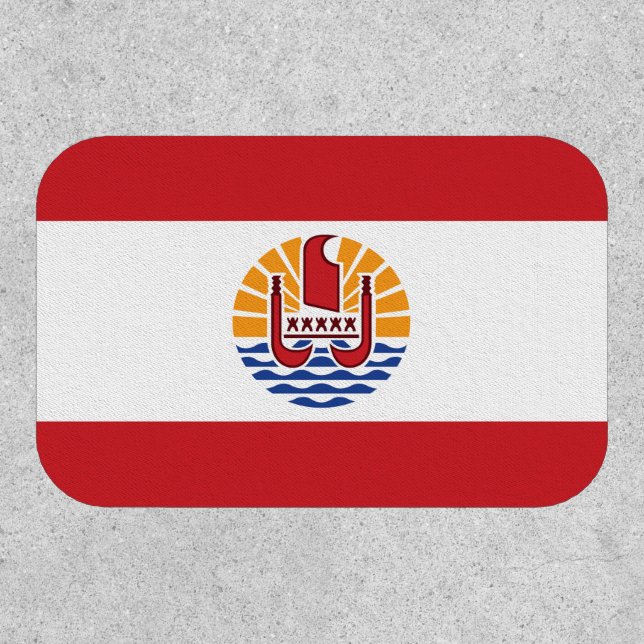 French Polynesia Flag Patch (Front)