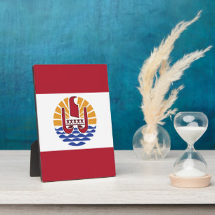French Polynesia flag Plaque