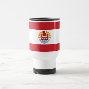 French Polynesia Flag Travel Mug