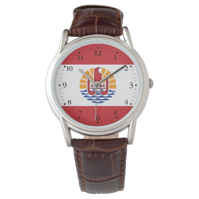 French Polynesia Flag Watch (Front)