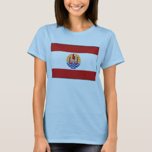 French Polynesia Flag x Map T-Shirt