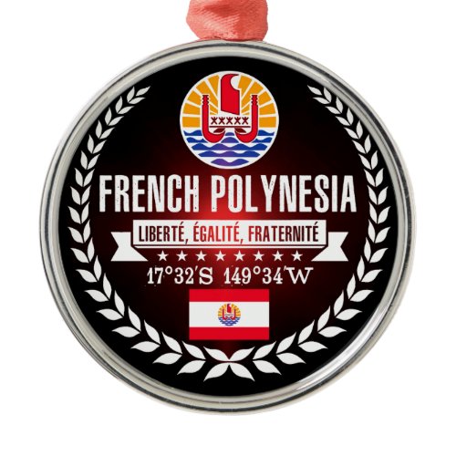 French Polynesia Metal Ornament