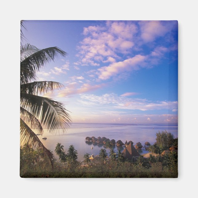 French Polynesia, Moorea. View of the Baie de Magnet (Front)