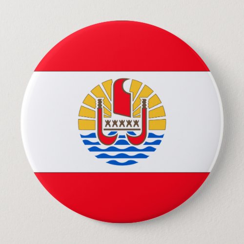 French Polynesia Pinback Button