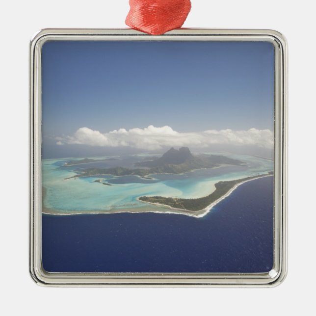 French Polynesia, Tahiti, Bora Bora. The Metal Ornament (Front)