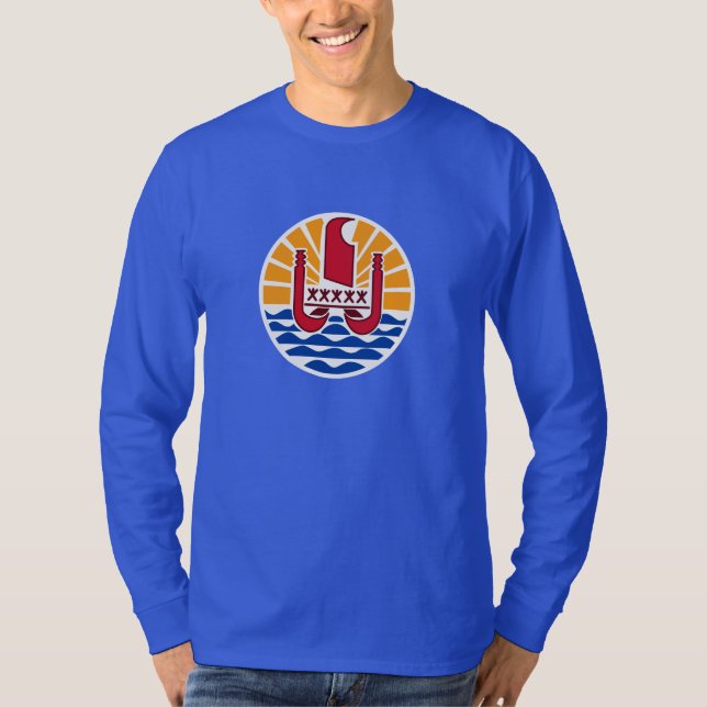French Polynesian coat of arms T-Shirt (Front)