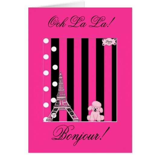 French Poodle Cards (Front)