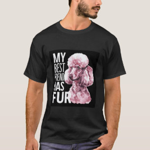 French poodle in water colors T-Shirt