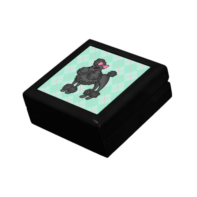 French Poodle Jewelry Box (Side)