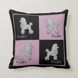 French Poodle Pillow