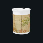 French Postcard Beverage Pitcher<br><div class="desc">French Postcard Beverage Pitcher</div>