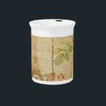 French Postcard Beverage Pitcher<br><div class="desc">French Postcard Beverage Pitcher</div>