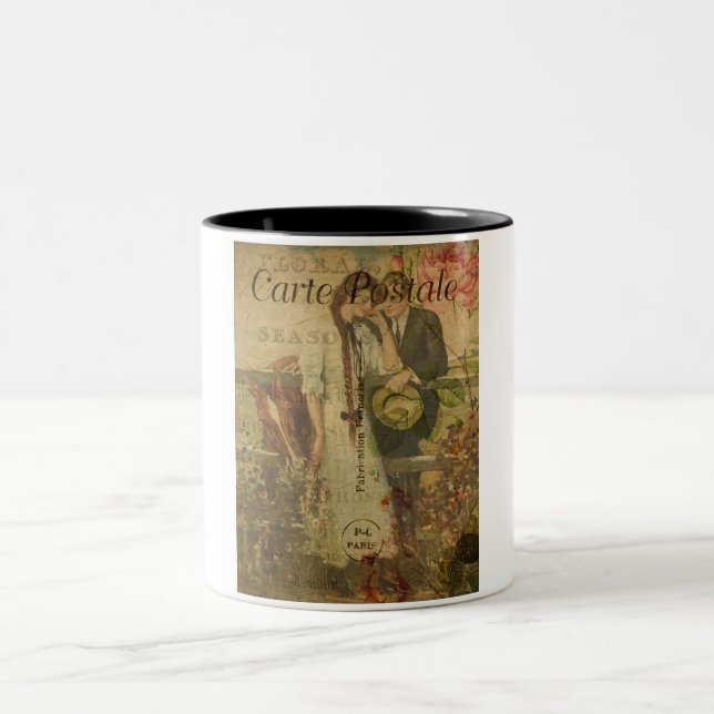 French Postcard Coffee Mug (Center)