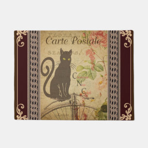 French Postcard Door Mat