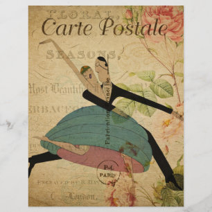 French Postcard Flyer