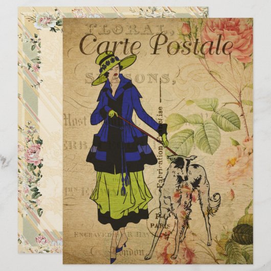 French Postcard Flyer (Front/Back)
