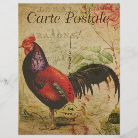 French Postcard Flyer (Front)