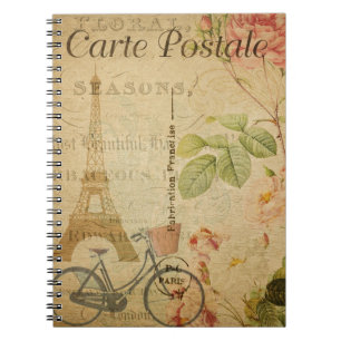 French Postcard Notebook