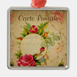 French Postcard Ornament