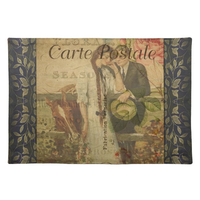 French Postcard Placemat (Front)