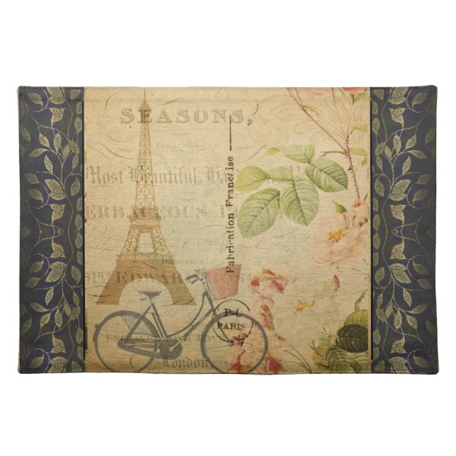 French Postcard Placemat (Front)