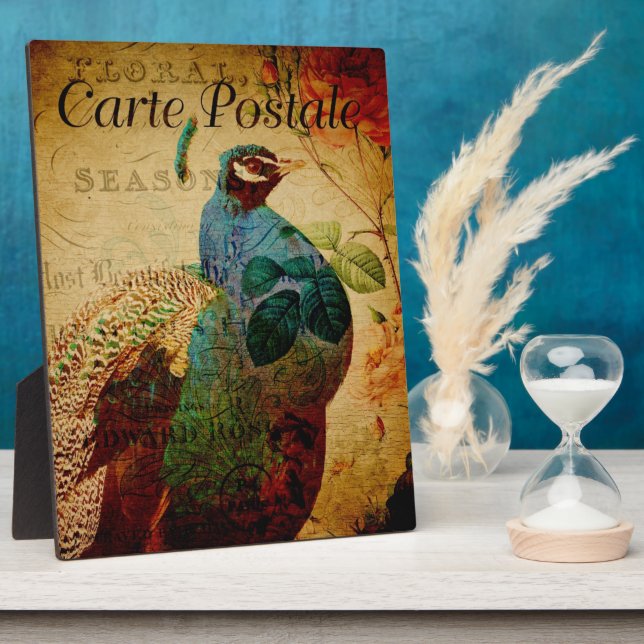 French Postcard Plaque (Side)