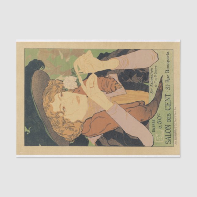 French Poster Tissue Paper (Front)