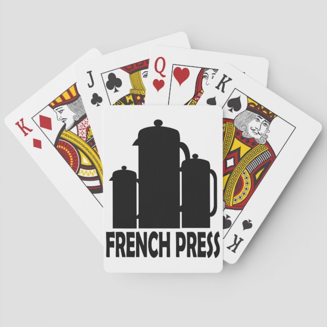 French Press Poker Cards (Back)