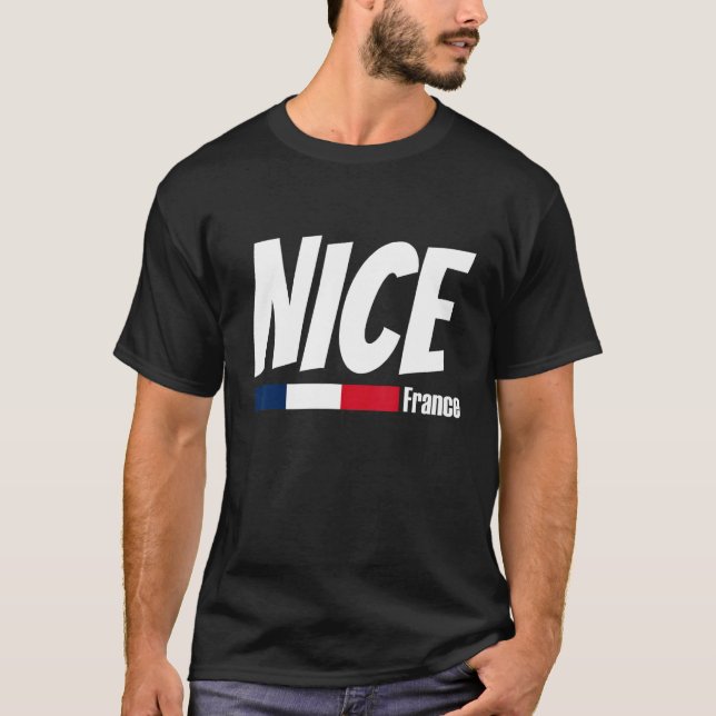 French Pride France Travel Love France Nice France T-Shirt (Front)
