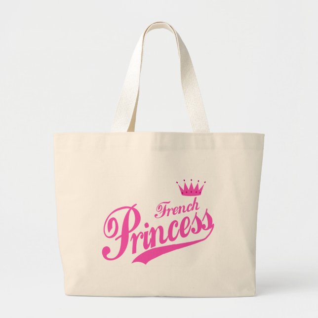 French Princess Large Tote Bag (Front)