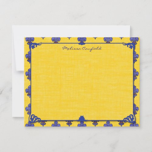 French Provencal Personalized Note Cards