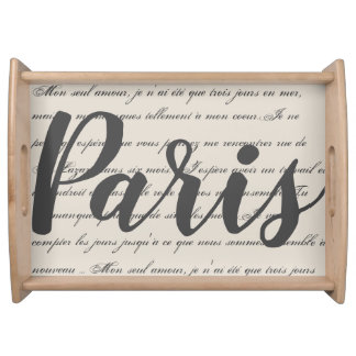 French Provincial Style Paris Serving Tray