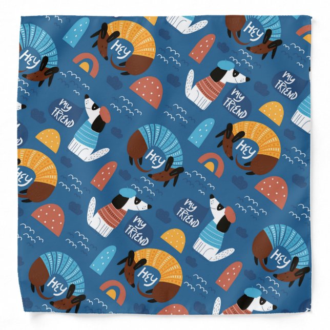 French Pup Bandana (Front)