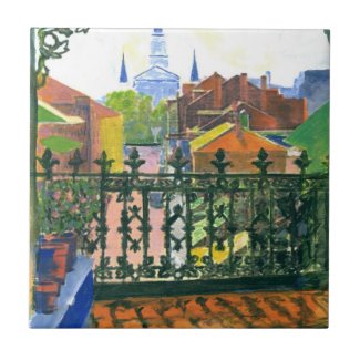 French Quarter Balcony Ceramic Tile