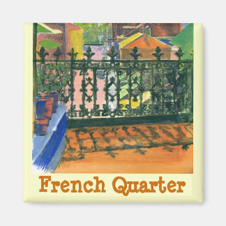 French Quarter Balcony, French Quarter Magnet