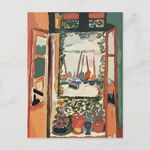 French Quarter Balcony  Wine Fig Street Studio Postcard