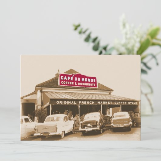 French Quarter Coffee Stand 1950 (Standing Front)