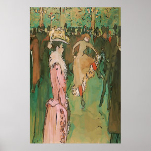 French Quarter Dancers Poster