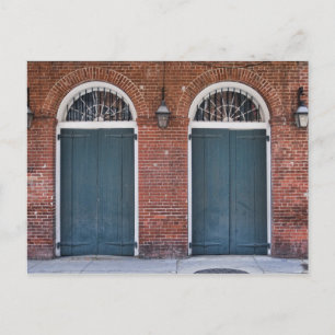 French Quarter Doorways Postcard
