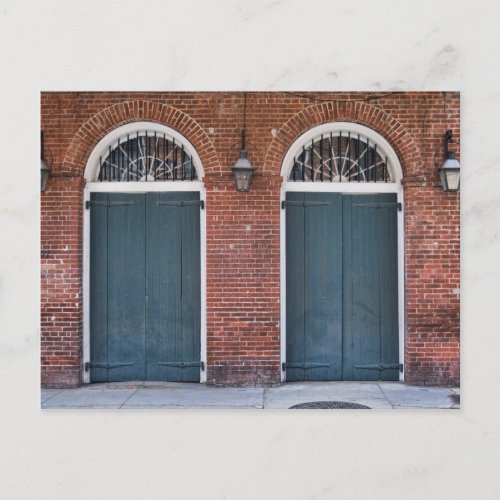 French Quarter Doorways Postcard