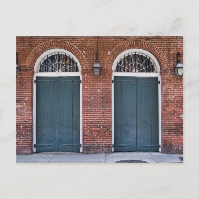French Quarter Doorways Postcard (Front)